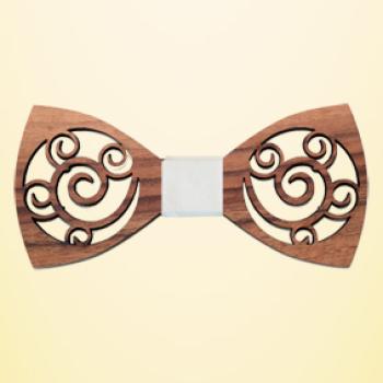 Holzfliege "Swirl"